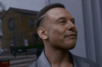 Animated face swap GIF example